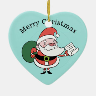 Sonderschmuck von Santa & Mrs. Claus Keramikornament