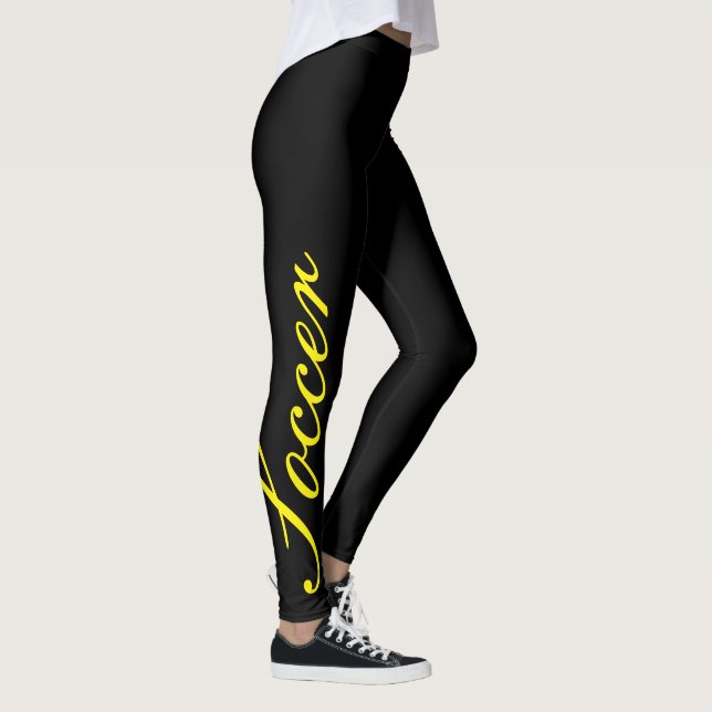 Sondersportfußballfrauen für Mädchen Leggings (Rechts)