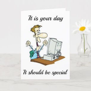 SONDERTAG * NUR WIE SIE* KARTE