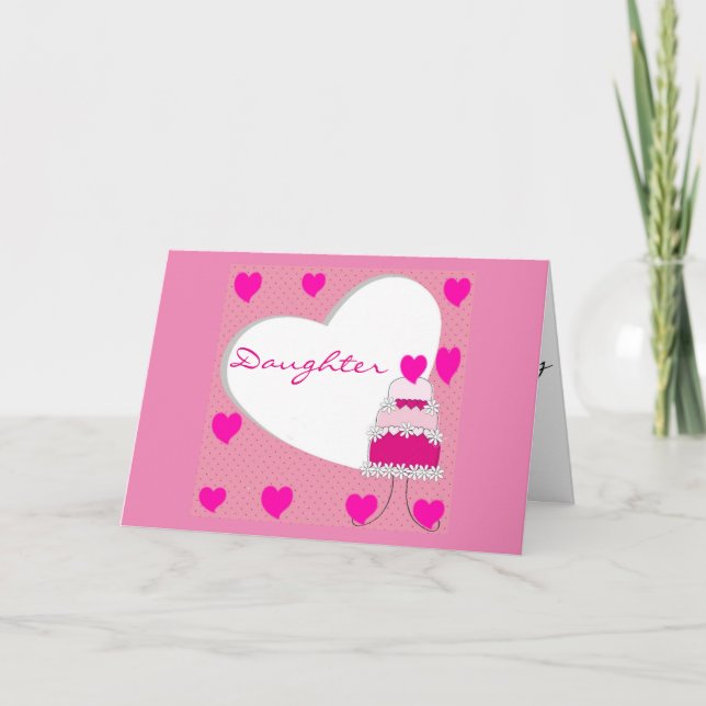 SONDERTAG **SONDERTOCHTER** GLÜCKLICHER GEBURTSTAG KARTE (Vorderseite)