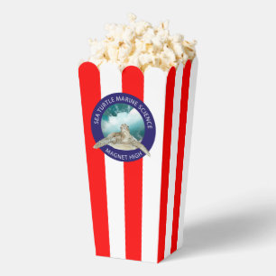 Sonderveranstaltung Kinonacht Firmenlogo Popcorn Geschenkschachtel