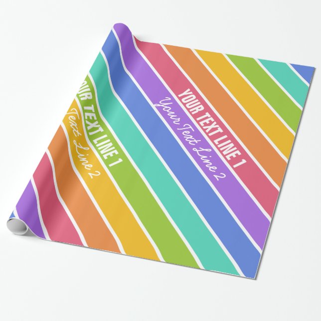 Sonderverpackungspapier für Regenbogenfarben Geschenkpapier (Ungerollt)