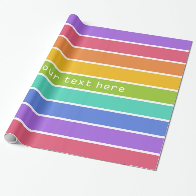 Sonderverpackungspapier für Regenbogenfarben Geschenkpapier (Ungerollt)