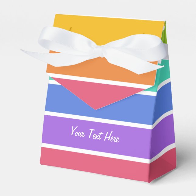 Sondervorzugkästen für Regenbogenfarben Geschenkschachtel (Vorderseite)