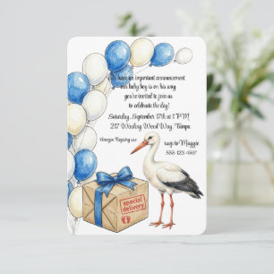 Sonderzustellung Baby Shower Digital-Download  Einladung