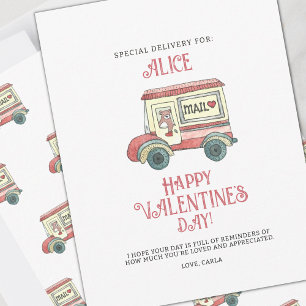 Sonderzustellung Bär Valentinstag Grußkarte Feiertagskarte