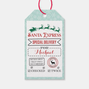 Sonderzustellung   Geschenkanhänger von Santa Nord