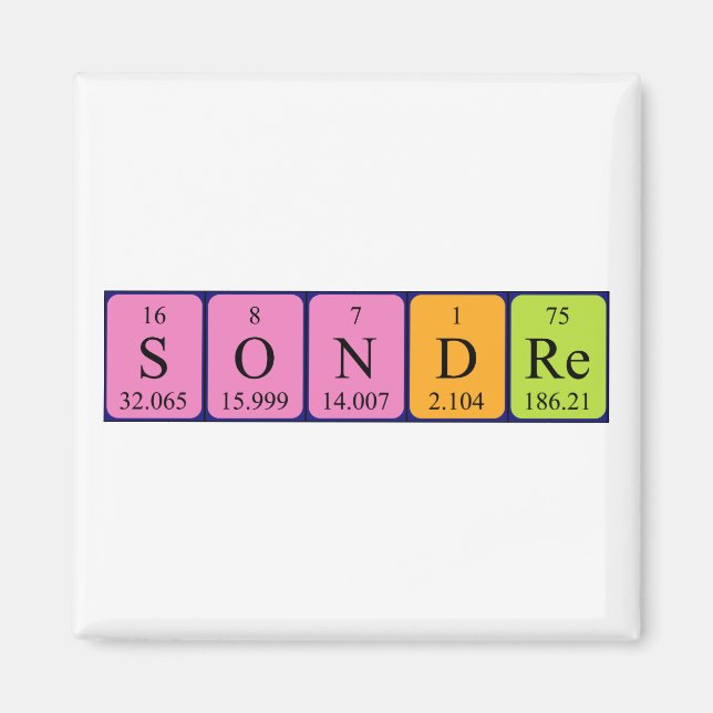 Sondre Periodenmagnet Magnet (Vorne)