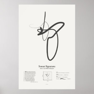 Sonett-Signaturen: Sonett 15 Poster