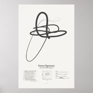 Sonett-Signaturen: Sonett 20 Poster