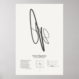 Sonett-Signaturen: Sonett 2 Poster