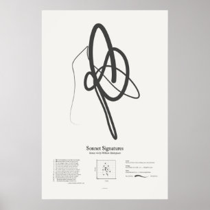 Sonett-Signaturen: Sonett 44 Poster