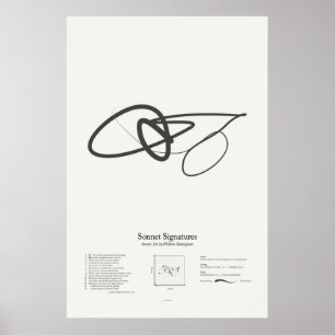 Sonett-Unterschriften: Sonett 116 Poster