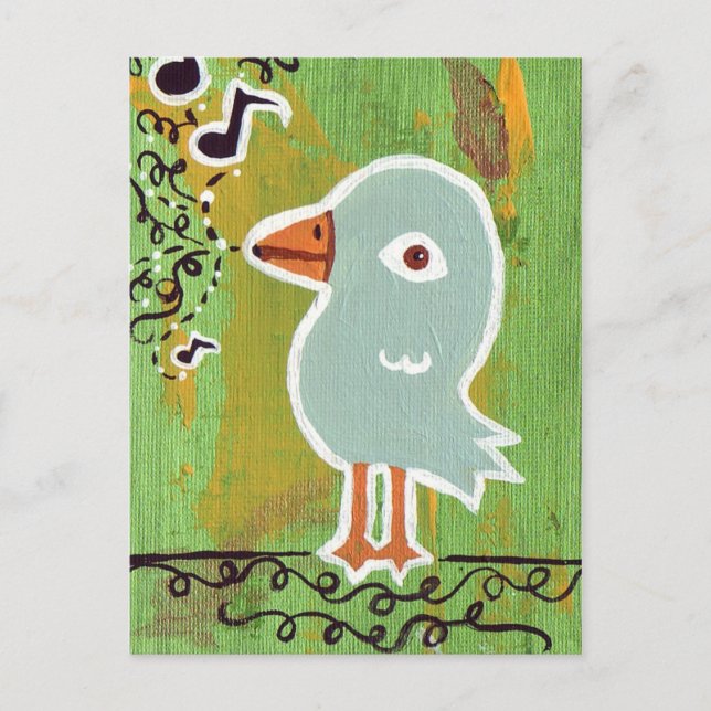 Song Bird Postkarte (Vorderseite)