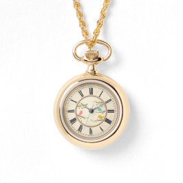 Song Birds Necklace Watch Armbanduhr
