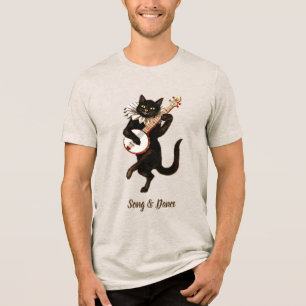 Song & Dance Musical-Katz-Shirt Tri-Blend Shirt
