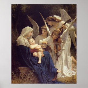 Song der Engel - William Bouguereau Poster