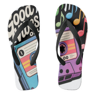 Song Music Flip Flops