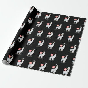 Song No drama Llama Tierwelt Lover Phantastisch Fu Geschenkpapier