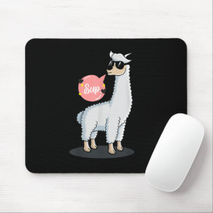 Song No drama Llama Tierwelt Lover Phantastisch Fu Mousepad