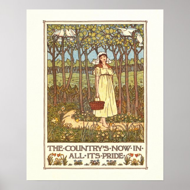 "Song of Spring" Poster (Vorne)