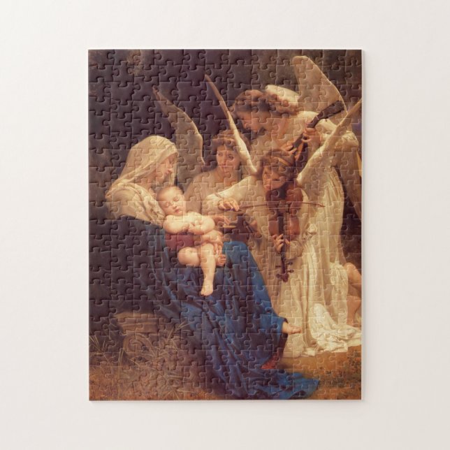 Song of the Angels William Bouguereau Kunst Puzzle (Vertikal)