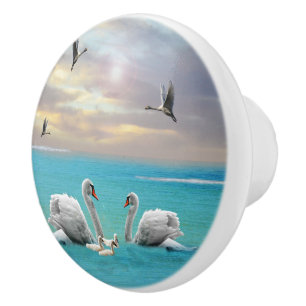 Song Of The White Swan Keramikknauf