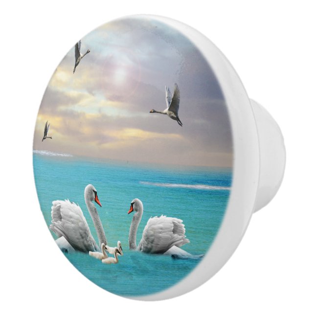 Song Of The White Swan Keramikknauf (Rechts)