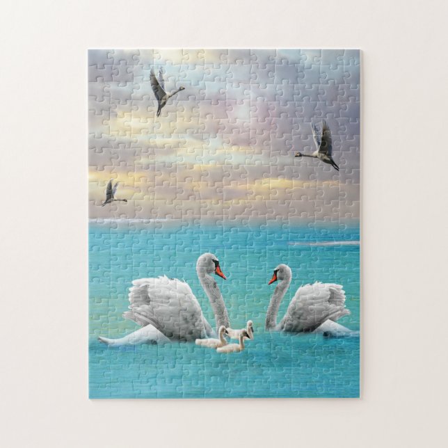 Song Of The White Swan Puzzle (Vertikal)