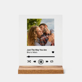 Song Plaque Jubiläum Couple Memento Acrylschild