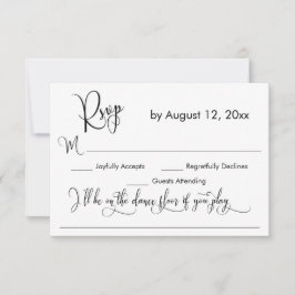 Song Request UAWG RSVP Karte