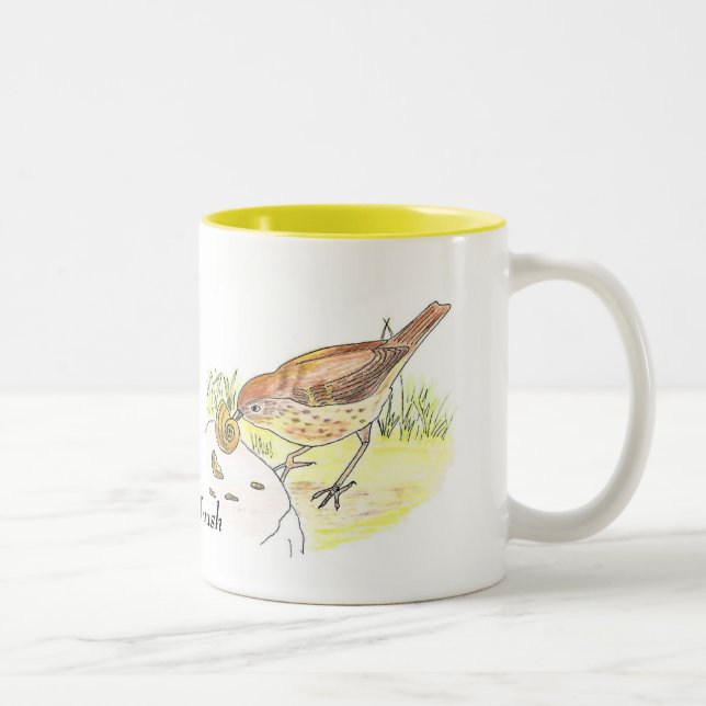 Song Thrush Tasse (Rechts)