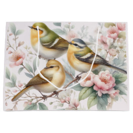 Songbird Serenade inmitten der Blume Große Geschenktüte