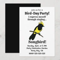 Songbird Tit Bird Funny Birdwatcher Geburtstag