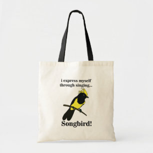 Songbird Tit Bird Funny Vogelbeobachtung Birdwatch Tragetasche