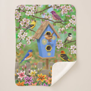 Songbirds Lily Garden Birdhouse Sherpadecke