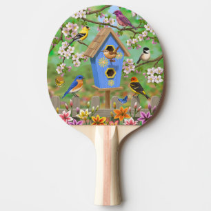 Songbirds Lily Garden Birdhouse Tischtennis Schläger