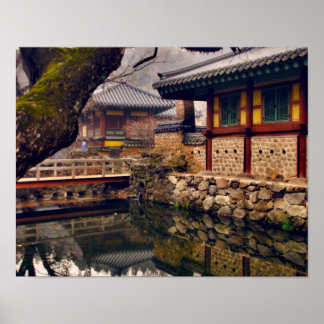 Songgwangsa Temple, Südkorea, 11x14 Poster