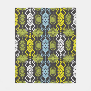 Songket Tenun Geometric Nahtloses Muster mit Creme Fleecedecke