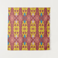 Songket Tenun Geometrik Nahtloses Muster mit Creme
