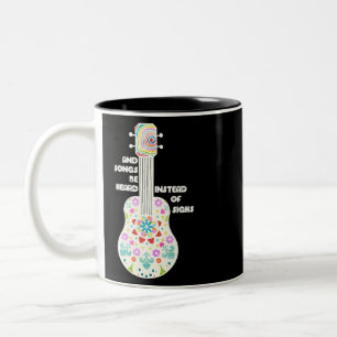 Songs Be Heard Godspell Musical Theater Fans Zweifarbige Tasse