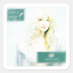 Songs, die in Ihrem Kopf bleiben, Story Road Quadratischer Aufkleber