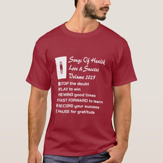 Songs of Health, Liebe & Success 2025 T-Shirt (Vorderseite)