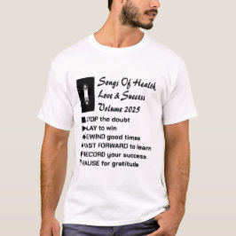 Songs of Health, Liebe & Success 2025 T-Shirt