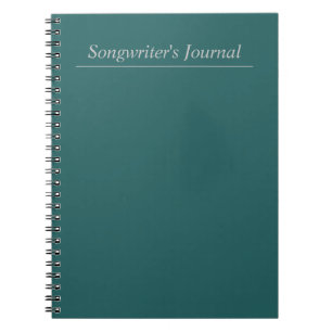 Songwriter-Journal Notizblock