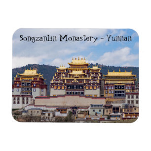 Songzanlin Tibetisches Kloster - Yunnan, China Magnet
