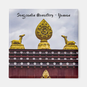 Songzanlin Tibetkloster - Yunnan, China Magnet