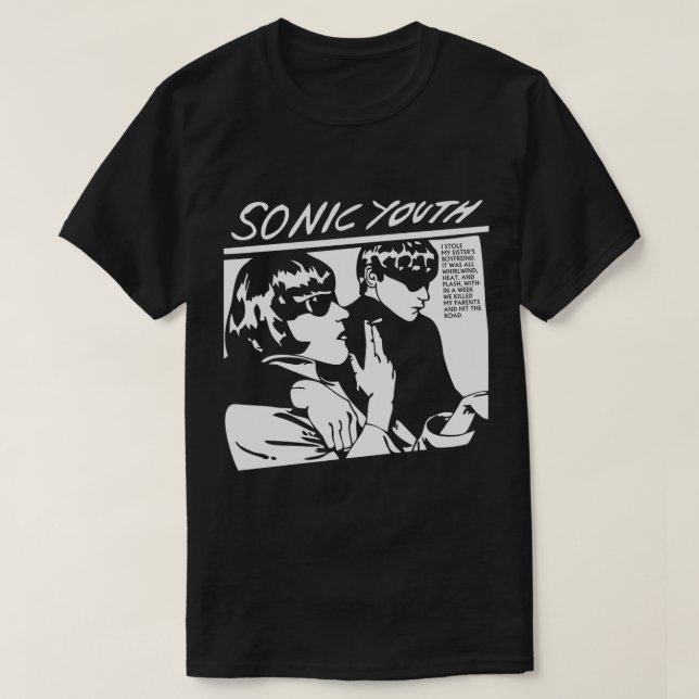 Sonic-Logo für den klassischen T - Shirt von Lüfte (Design vorne)