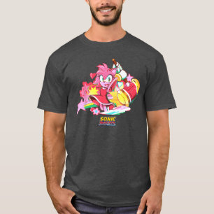 Sonic Racing CrossWorlds Amy Aufkleber vintage T-Shirt