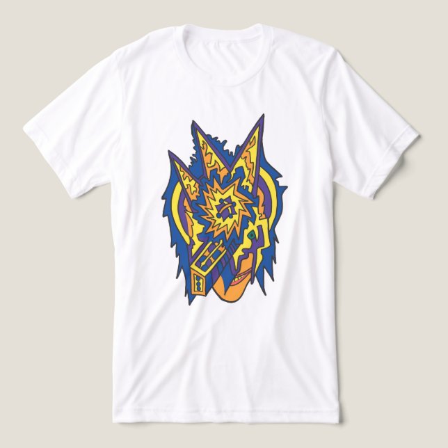 Sonic Star Tri-Blend Shirt (Design Vorderseite)
